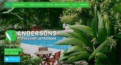 Desktop Screenshot of andersonsprofessionallandscapes.com.au